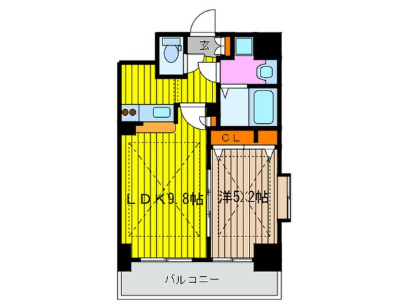 ラム－ル南森町ア－バネックスの物件間取画像